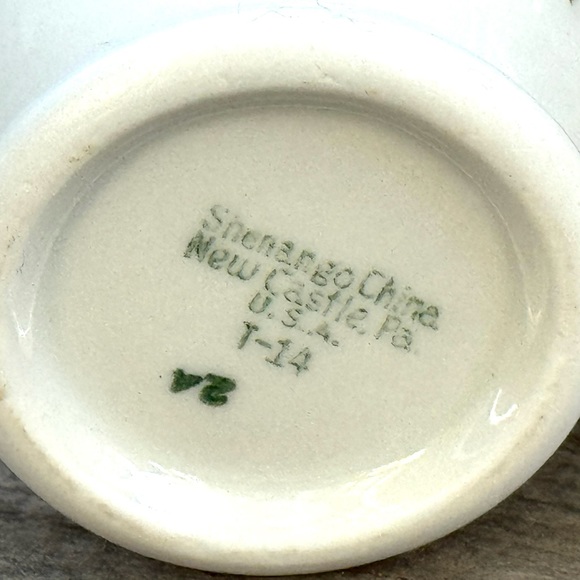 Vintage RESTAURANT WARE Shenango China 4 Egg Custard Cups Diner USA - Picture 14 of 14